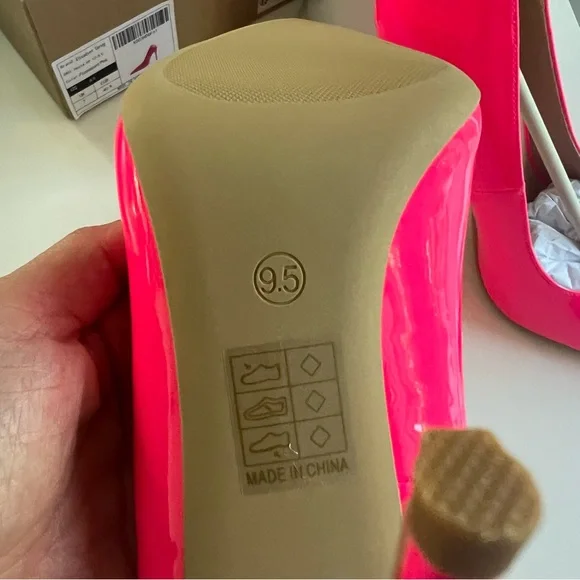 💘Elisabet Tang Pink Heels size 9.5💘 - Picture 8 of 10